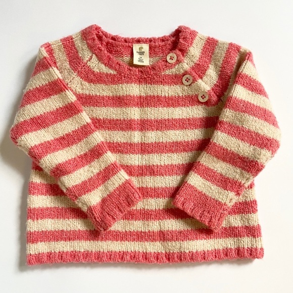 WINTER SALE Nordstrom Tucker + Tate Infant Striped Sweater with Stretch - Picture 1 of 6